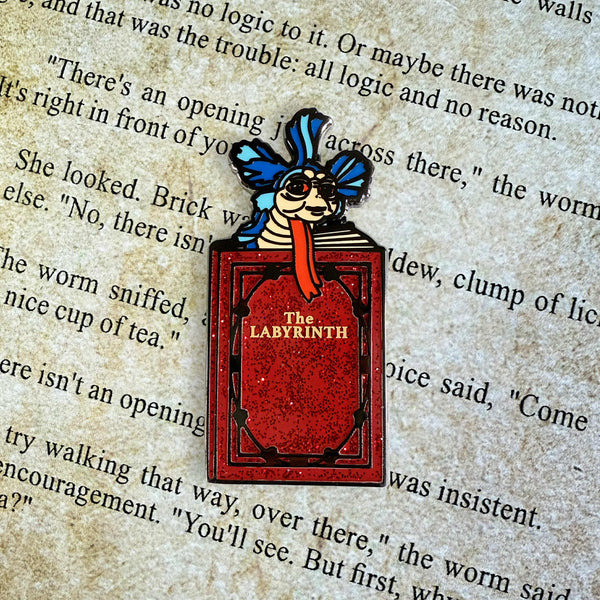 BOOKWORM pin by Kevin Wilson