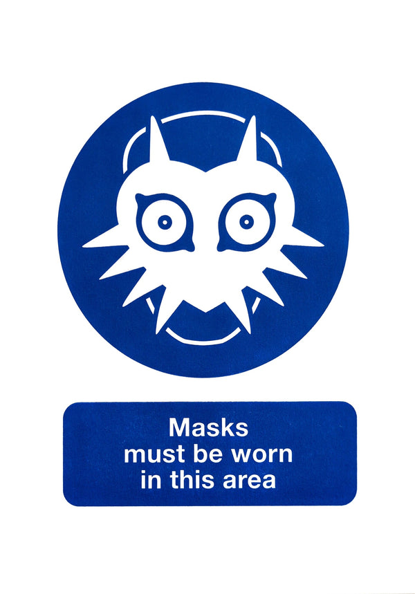 Masks Must Be Worn by Olly Moss - Letterpress