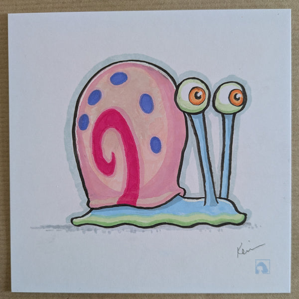 Gary - Original 5x5 Sketch by Kevin Wilson - Artists Copy