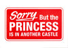 Princess Is In Another Castle by Olly Moss - Letterpress