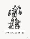 Join Or Die by Olly Moss
