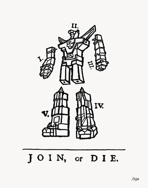 Join Or Die by Olly Moss