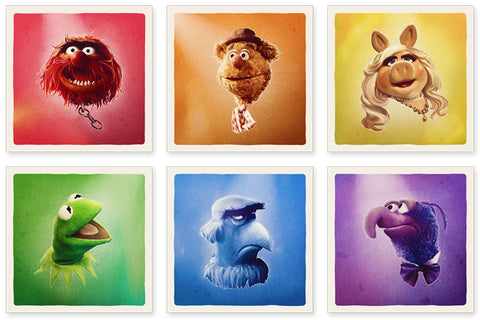 Muppet Mini Print Set (1 in 5 chance of bonus print!)