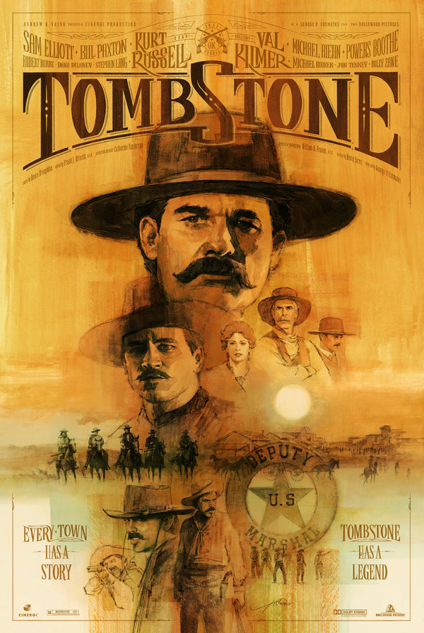 Tombstone by Hans Woody - AP Edition Screenprint