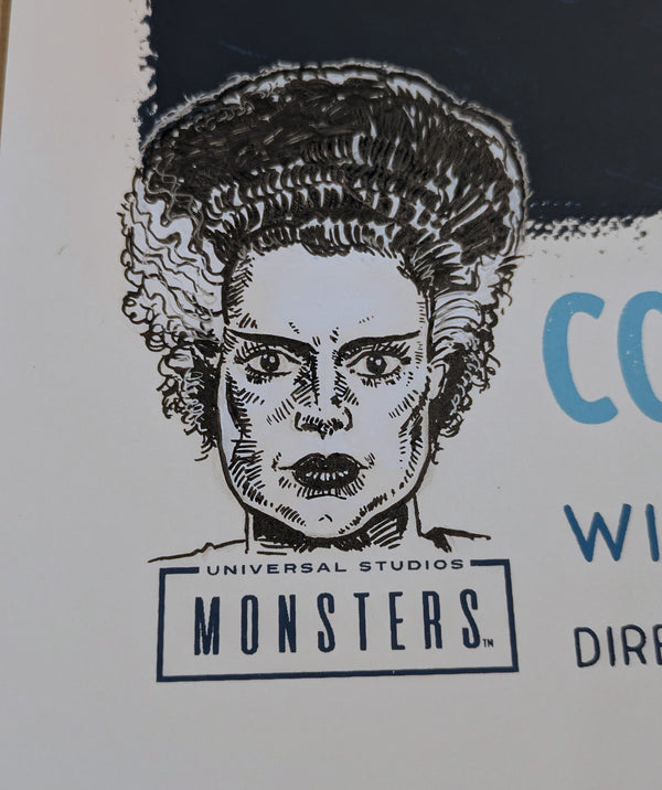 Bride of Frankenstein – Hand-Remarqued Artist Edition by Kevin Wilson