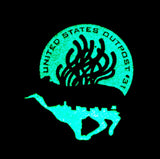 US Outpost #31 (Blue) - Glow in the Dark Pin