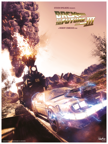 Back To The Future : Part III by Oliver Rankin - Giclee - AP Edition