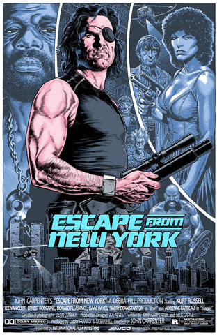 Escape From New York by Chris Weston - Screenprint - AP Edition