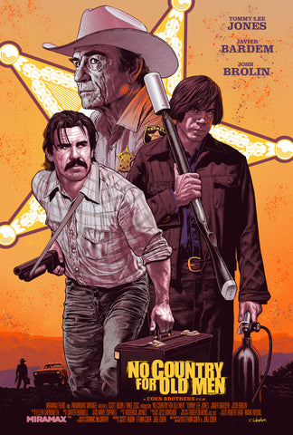 No Country For Old Men by Chris Weston - Screenprint - Variant AP Edition