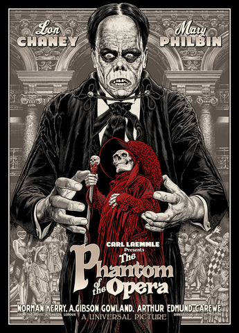 The Phantom of the Opera by Chris Weston - Screenprint - Variant AP Edition
